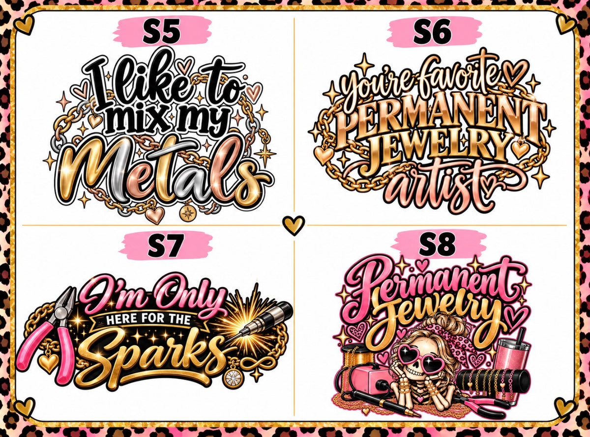Permanent Jewelry Car Decals & Permanent Stickers