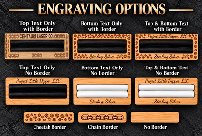 Custom Engraved Ring & Toe Ring Display