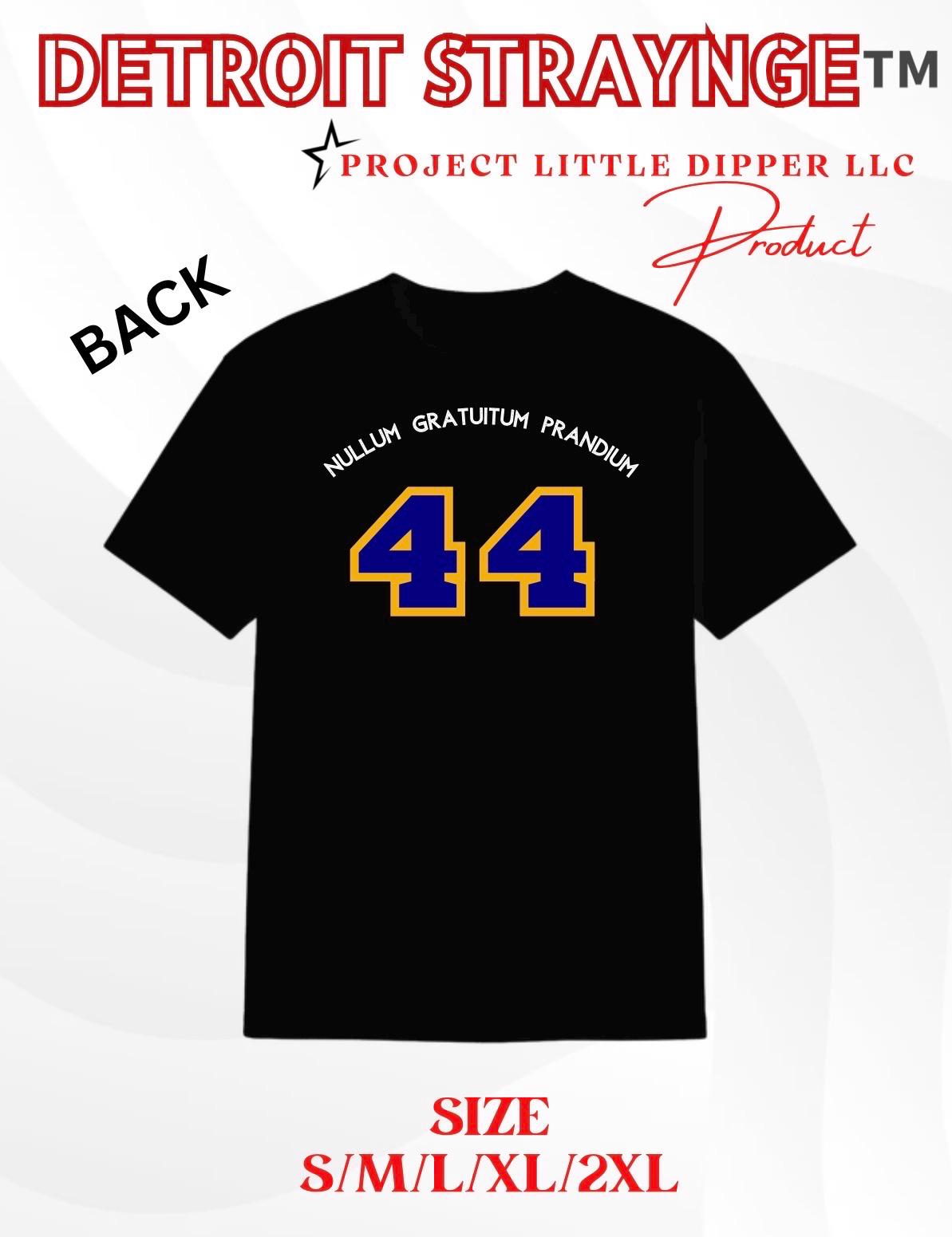 Off Campus Inspired Garret Graham “Nullum Gratuitum Prandium” T-Shirt | Choose Your Own Number | Unisex Gildan Heavy Cotton Tee Shirt